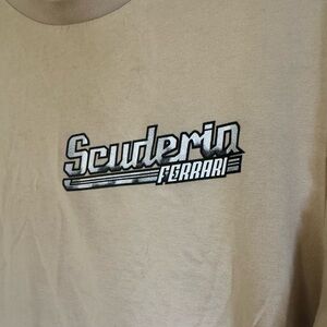 Puma Scuderia Ferrari Graphic Puma Tee M. Racing Shirt Beige Streetwear